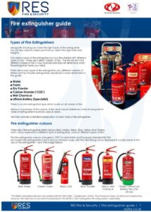 Fire extinguisher guide Fire extinguisher guide