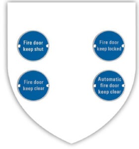 Mandatory door signage