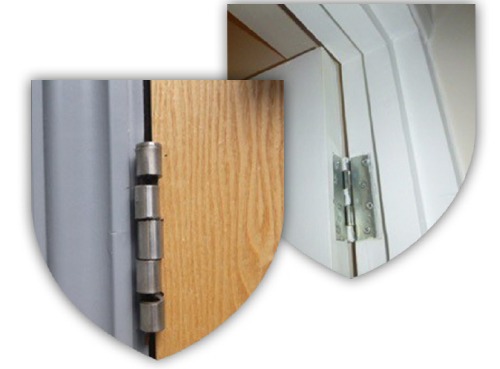 Unsuitable hinges