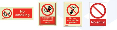 Prohibition Signs