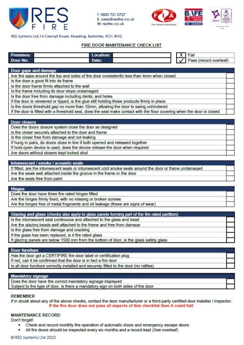 RES Fire & Security | Free-Downloads